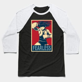 Anime Fighter Fearless Baseball T-Shirt